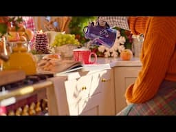 冬の始まり🎄ふわふわのベニエとお茶/クリスマスの飾り付け