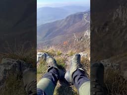 Is it worth getting up at 5 a.m. for this view? Oh, yes 🥾🏔️ #hiking #mountains
