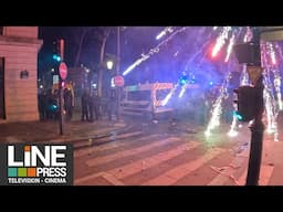 PSG champion - Soirée de violence sur les Champs-Élysées / Paris - France 31 mai 2025