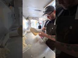 Making and baking a Pepperoni pizza