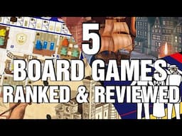 Rival Cities, Come Sail Away, Lands of Galzyr, Biss 20, Florenza Dice Game - Ranked and Reviewed