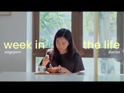life in singapore 🌿🍵 matcha mornings, room decor, sushiro buffet