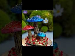“Craft Your Own Fairy Forest! 🍄DIY Clay Mushrooms”#shorts Fashion Pixies #diy #craft