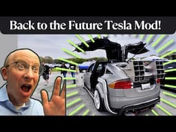 The BEST Mod Ever!! - Back to the Future Tesla Model X - Fully CUSTOM