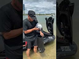 Do this trick to have more dry storage on your #jetski