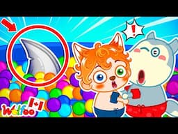 SHARK in Swimming Pool - Wolfoo and Zino Learn Pool Rules 🇨🇦 Wolfoo Kids Cartoon
