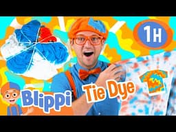 Blippi's Camp YouTube Crafts: Learn to Tie Dye T-Shirts! | Arts & Crafts Videos for Kids