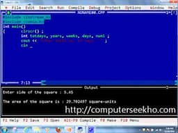 Programming Exercise in C++ Part 1