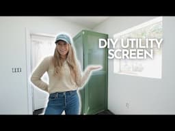 DIY Utility Screen