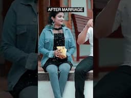 Before marriage vs After marriage #husbandwife #shorts #comedy #viralvideo #shortvideo #trending