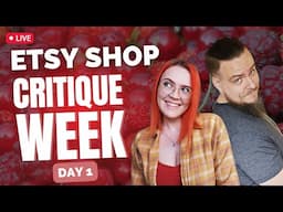 🔴 LIVE Etsy Shop Critiques with Business Coaches