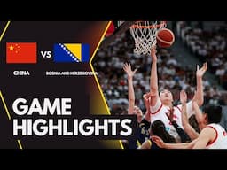 Ziyu Zhang National Team Debut! China VS Bosnia and Herzegovina |Full Highlights | June 13, 2025