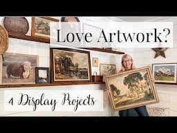 How to Build Picture Ledges to Manage an Ever-Growing Collection of Thrifted Art - Spring 2025