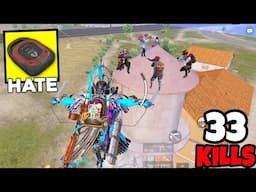 This is Why I HATE The "SELF AED" Too Much in BGMI • (33 KILLS) • BGMI Gameplay
