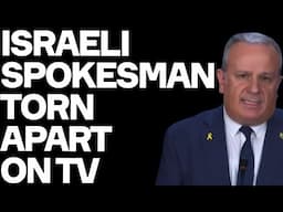 Israeli Spokesman TORN APART On TV - His Lies Completely Fall Apart