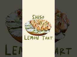 Shiso perilla leaf in a tart?