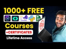 🔥 1000+ FREE Courses with Certificates | AI, Digital Marketing, Coding – Sab फ्री में सीखो!