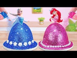 Amazing Pull Me Up Princess Cake Decorating💙How To Make Blue Pink Princess Cake Trend😍