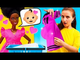 La poupée enceinte Chris fait du shopping pour meubles de bébé👶🪑