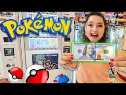$100 Pokémon Mystery Vending Machine in Japan Challenge!