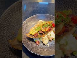 Big Portion for alacart Dish || Seared sea Bass with risotto