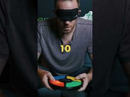 👀 who needs eyes?  #simongame #blindfolded #guinnessrecord