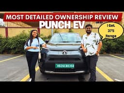 WITH PROOF! 375 Kms Range from Tata Punch EV? Honest Ownership Review After 15000 Kms I