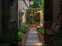 Small Narrow Courtyard Living Space Design Ideas #fyp #courtyard #ytshorts