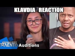 🇬🇷  KLAVDIA REACTION | Ελλάδα Έχεις Ταλέντο | Κλαυδία Παπαδοπούλου