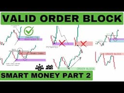 Institution Order Block Trading Strategy | Smart Money Concept Part2 #smartmoneyconcept #orderblock