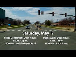 Hey neighbor, come check out the Public Works and Police Department Open Houses!