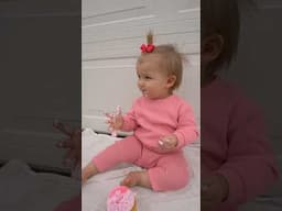 HAPPY 1ST BIRTHDAY SWEET ADELINE MAE 4/4/24 💕 #babysfirstbirthday #beckymoss