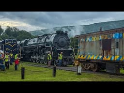 C&O 614 steam locomotive officially departs Clifton Forge for full restoration