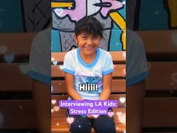 These kids had some interesting things to say about stress 🤣 #funnyclip #interview #funnykids
