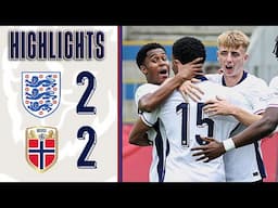 Young Lions draw EURO opener | England U19 2-2 Norway U19 | UEFA Under-19 Euros | Highlights