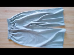 Easy to make culottes pants for girls | diy culottes trousers