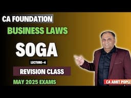 CA Foundation Business Laws || Sales of Goods Act, 1930 | Class-4 | May'25 & Sep'25 || CA Amit Popli