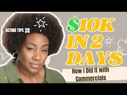How I Made $10K in Just 2 Days as an Actor (Without a TV Show or Movie!)