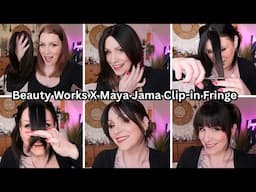 Beauty Works x Maya Jama Clip-In Fringe | Cutting & Styling Transformation!
