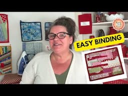 Easy Binding For Beginners -  Easy Way To Finish A Quilt - Zigzag Stitch