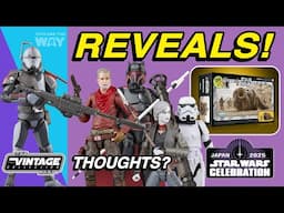 Star Wars The Vintage Collection Crosshair, Merrin, Moff Gideon & Bantha! Celebration Japan Reveals!
