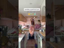 Sunday Reset🫧✨ Clean My Van With Me! #vanlife #sundayreset