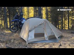 Nature ASMR | 3 Nights of Solo Moto Camping in the Wilderness | R1250GSA