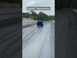 Drag racing Radial Tire Separation #automobile #dragracing #racecars #turbochargedengine