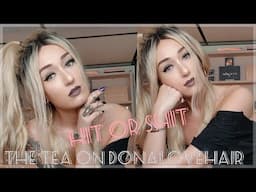 Goodbye Blue Hair?! | Donalovehair Unboxing & Tutorial