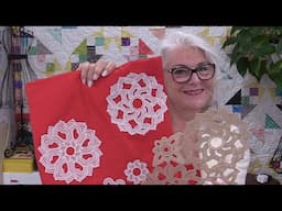How to Make Lace Dollies with Your Sewing/ Embroidery  Machine