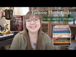 My Favorite Musical Thrift Finds! | Mini Studio Tour