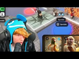 KreekCraft plays Italian brainrot Roblox game...