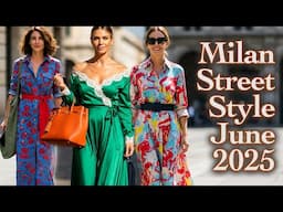 What People Are Wearing in Milan – June 2025 Street Style & Top Summer Fashion Trends. Fashion VLOG