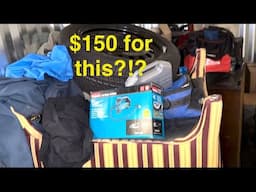$150 for all this? what will I find?!? Storage Locker Clear out